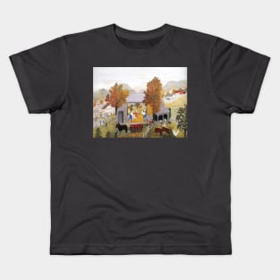 Catching the Thanksgiving Turkey Kids T-Shirt